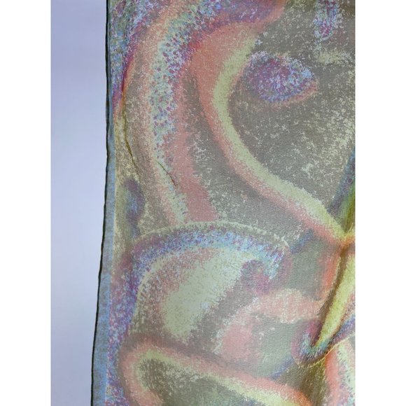 Galaxy Swirl Scarf Sash 15 inches x 43 inches Multi Color Polyester - Picture 16 of 16